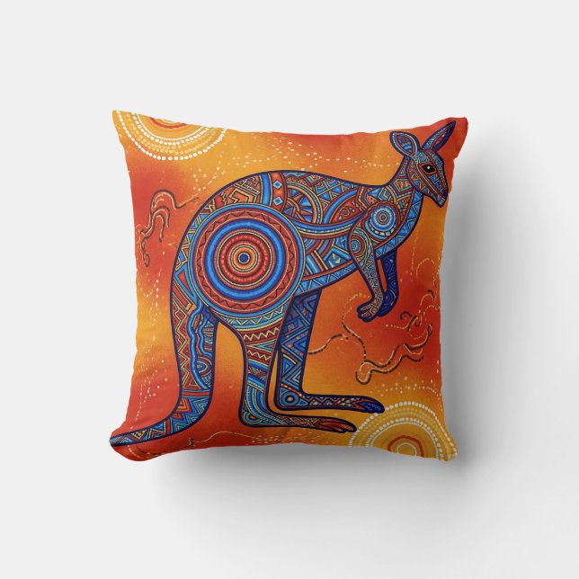 COUSSIN ABORIGINAL ART OF KANGAROO (Recto)