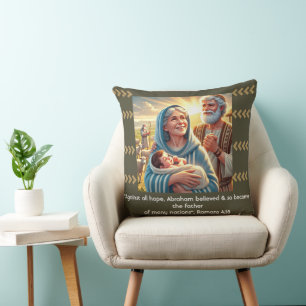 Coussin Abraham & Sarah