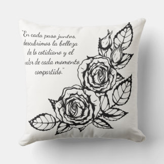 Coussin "Abrazando cada momento juntos"