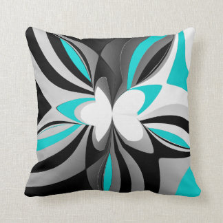 Coussin abrégé sur sauvage aqua