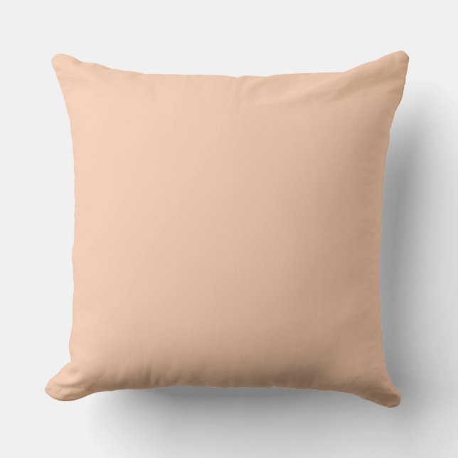 Coussin abricot couleur (Recto)