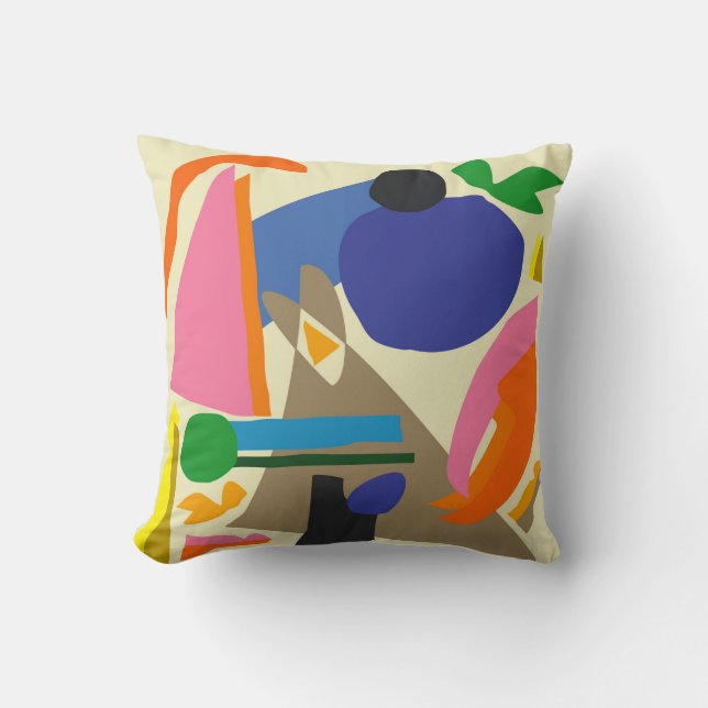 Coussin Absract Morning (Recto)