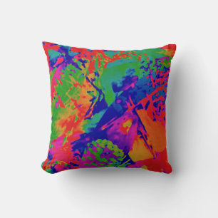 Coussin Absract Punk Rock Design