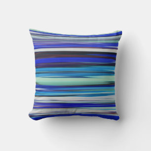 Coussin Abstract #2: Blue blur