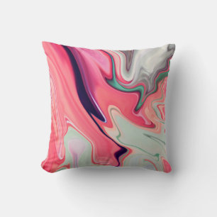 Coussin Abstract elegant fluide marble liquide