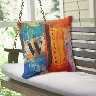 Coussin Abstract Monogram