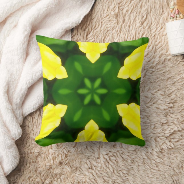 COUSSIN ABSTRACT YELLOW AND GREEN DRAWING. SAMER BRASIL. 3 (Couverture)