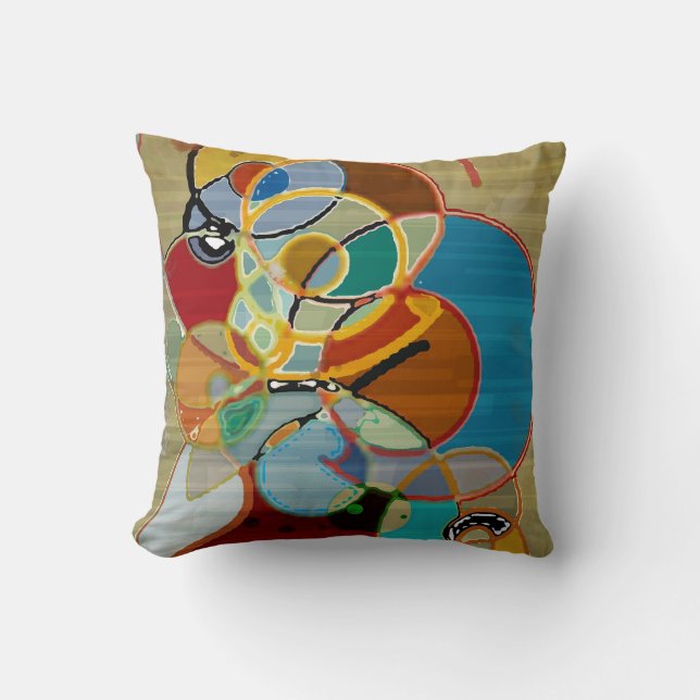 Coussin abstrait (Recto)