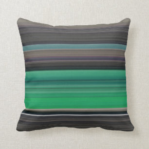 Coussin Abstrait #1 : Vert et gris