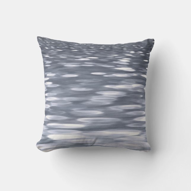 Coussin Abstrait #3 : Chimeur de gunmetal (Recto)