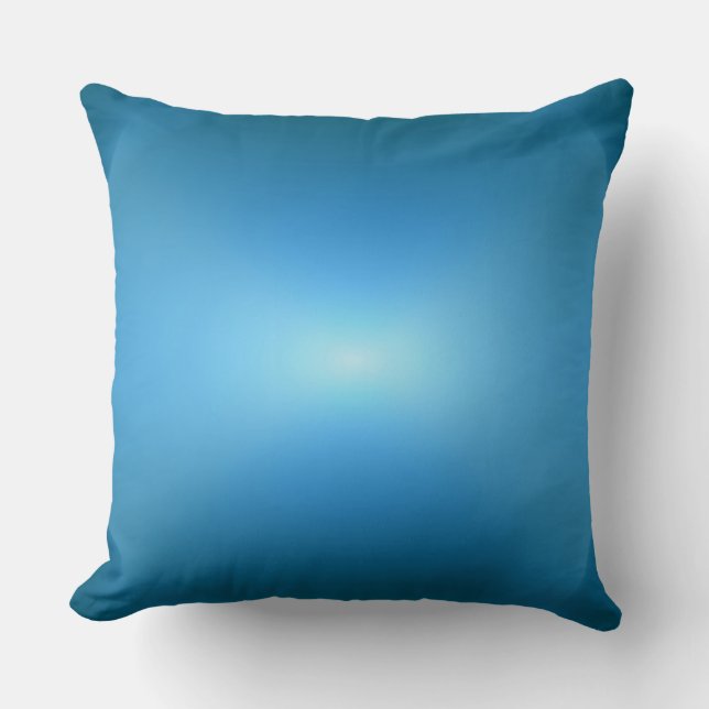 Coussin Abstrait acrylique bleu (Recto)