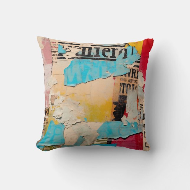 Coussin Abstrait artistique moderne (Recto)