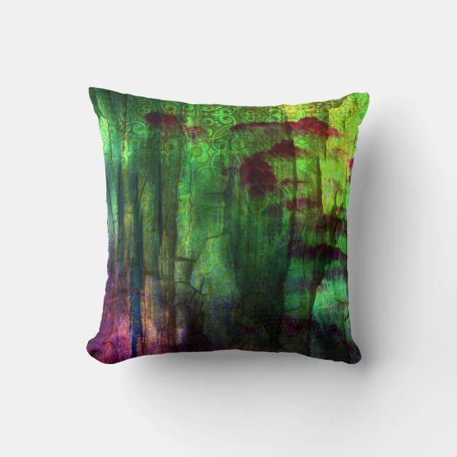 Coussin abstrait assez iridescent de conception (Recto)
