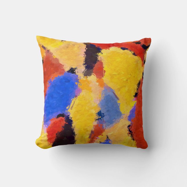 Coussin Abstrait au milieu du siècle (Recto)