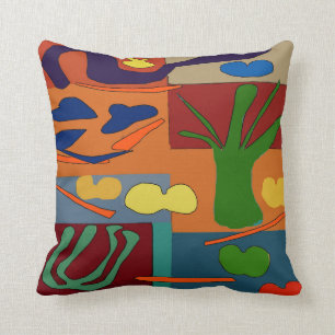 Coussin Abstrait Avec Légumes
