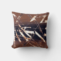 Abstrait Brown à noir