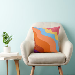 Coussin Abstrait coloré
