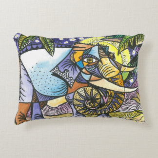 Coussin abstrait d'accent d'éléphant