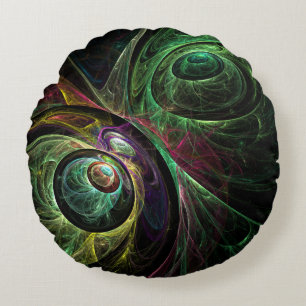 Coussin Abstrait d'art oculaire