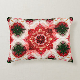Coussin abstrait de fréquence de cadeaux de Noël
