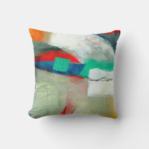 Coussin Abstrait Elegant mixte motif de peinture coloré