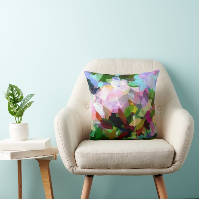 Coussin Abstrait FLORAL (Chaise)