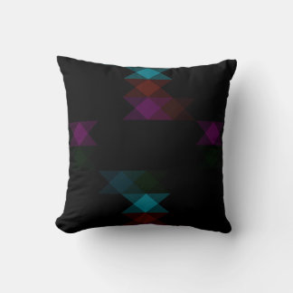 Coussin abstrait géométrique coloré