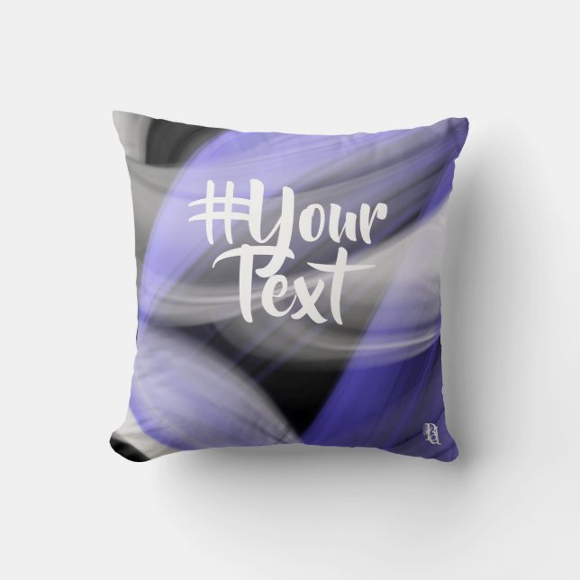 Coussin Abstrait intérieur Trend Lavender Violet (Recto)