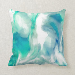 coussin abstrait, l'écoulement de rivière