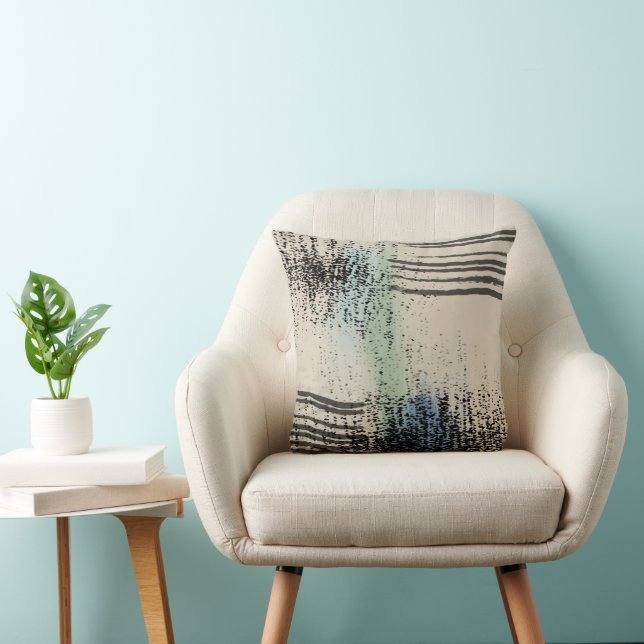 Coussin Abstrait Moderne (Chaise)