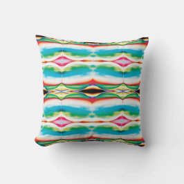 Coussin Abstrait Pastel Aquarelle comme Motif grand carrel