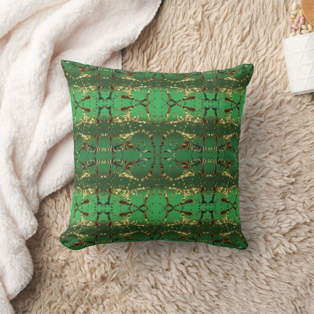 Coussin Abstrait vert (Couverture)