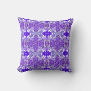 Coussin abstrait violet