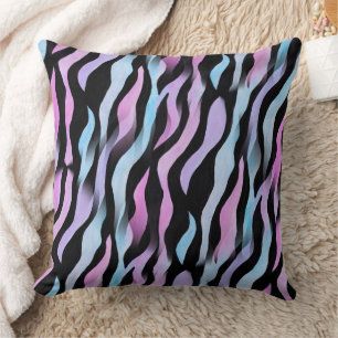 Coussin Abstrait Zebra Stripes