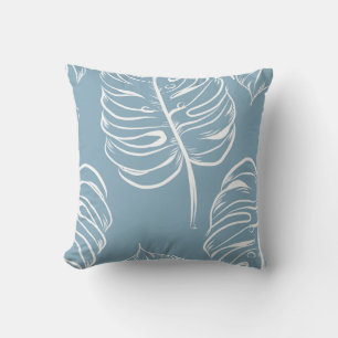 Coussin Abstraite Feuille Tropicale : Verdure transparente