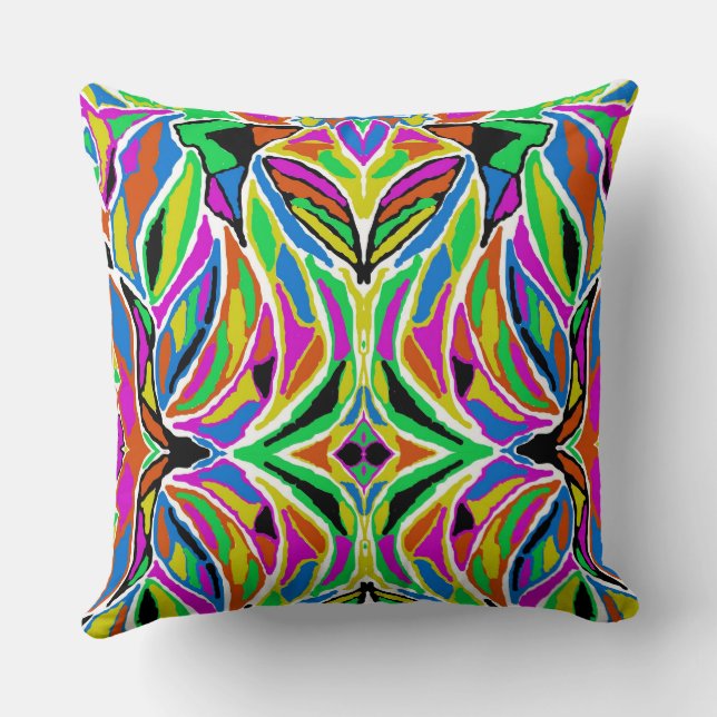 Coussin Abstrato Rústico (Verso)