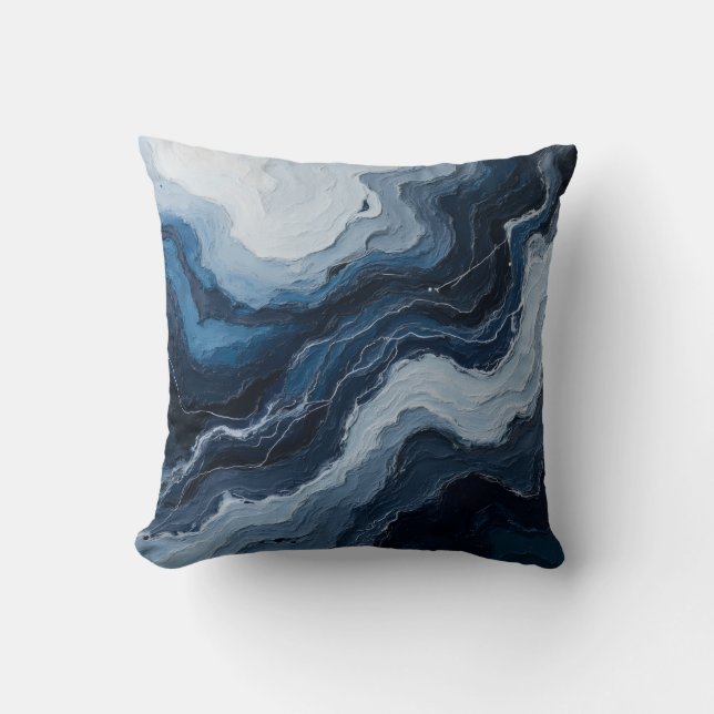 Coussin "Abyssal Flow" (Recto)