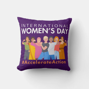 Coussin Accélérer l’action Journée internationale de la fe