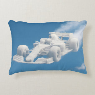 Coussin accent de ciel F1 surréaliste pour course