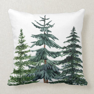 Coussin Accent des arbres de la forêt agricole