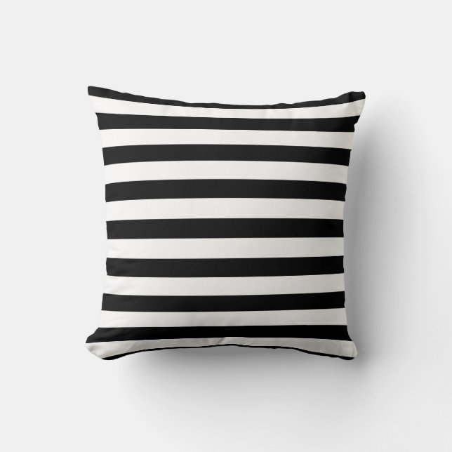 Coussin  Accent noir + blanc    (Recto)
