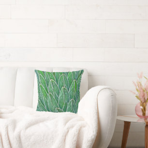 COUSSIN ACCENT PERSONNALISÉ JETER PILLOW AVEC AGAVE PLANTE