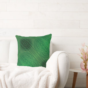 Coussin Acceptation Médaillons de méditation verte