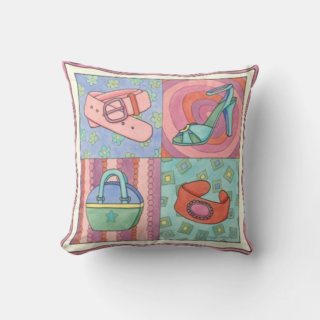 Coussin Accessoires pour femmes par Chariklia Zarris (Recto)