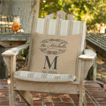Accueil élégant et tendance avec motif de jute fau