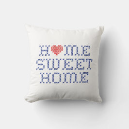 Coussin Accueil Sweet Home Jeu d'oreiller