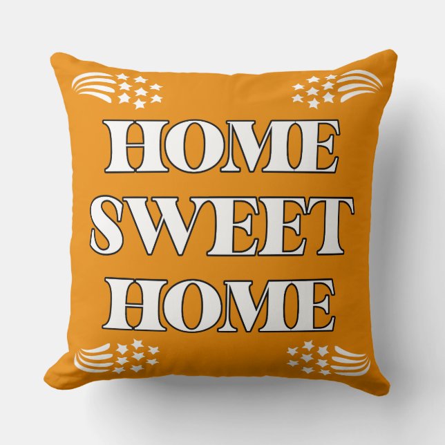 Coussin Accueil Sweet Home Jeu d'oreiller (Recto)