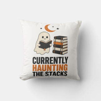 Coussin Actuellement à hanter les rayons, lecture de livre