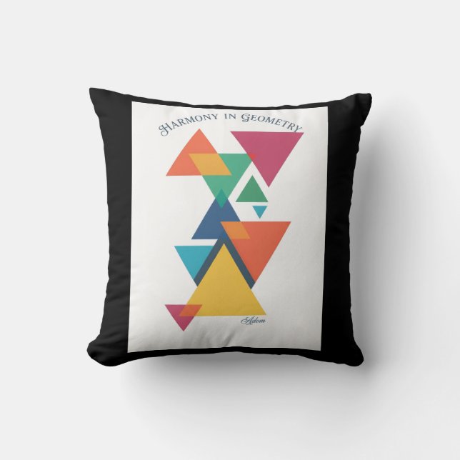 Coussin ADOM Geometric Art Tee à manches longues (Recto)