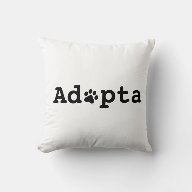 Coussin  Adopta (Recto)